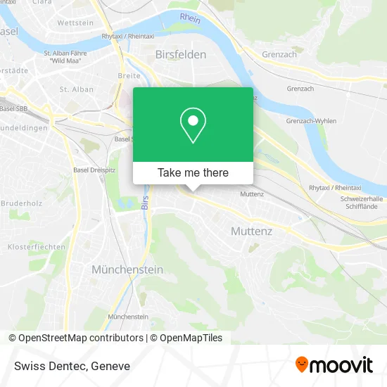 Swiss Dentec map