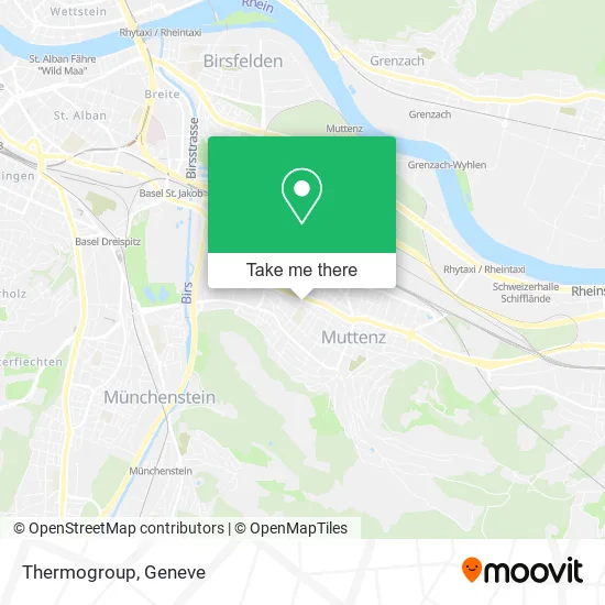 Thermogroup map