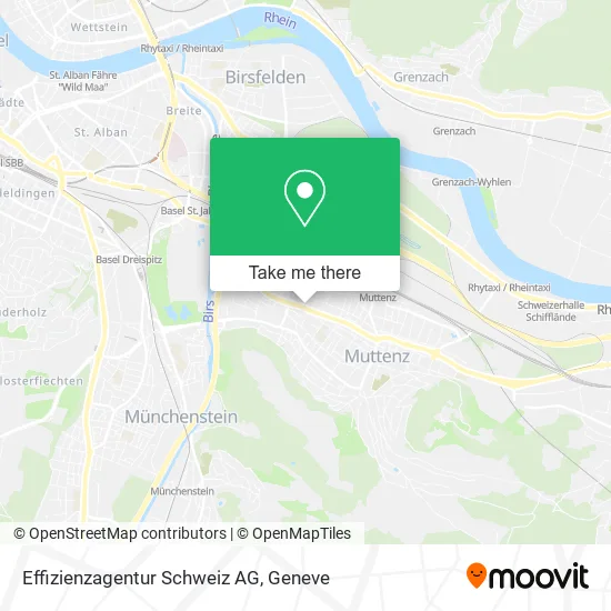 Effizienzagentur Schweiz AG map