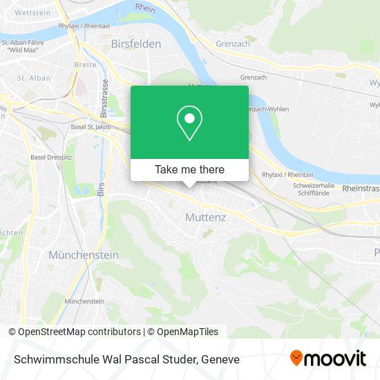 Schwimmschule Wal Pascal Studer map