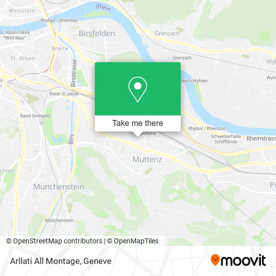 Arllati All Montage map