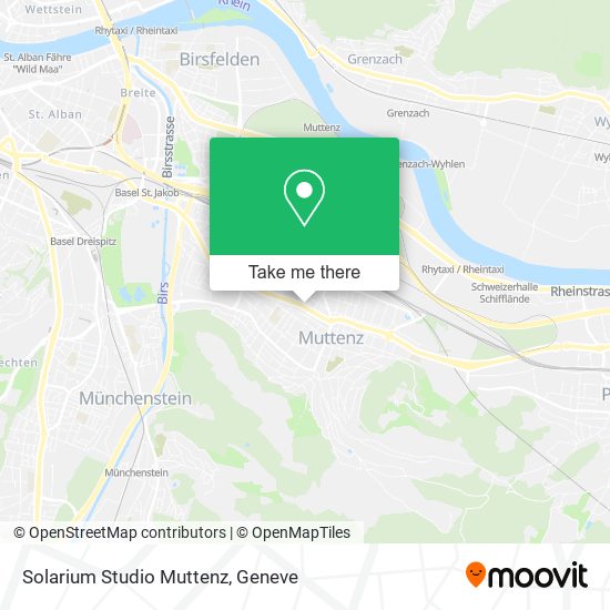 Solarium Studio Muttenz map