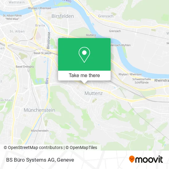 BS Büro Systems AG map
