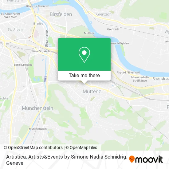 Artistica. Artists&Events by Simone Nadia Schnidrig map