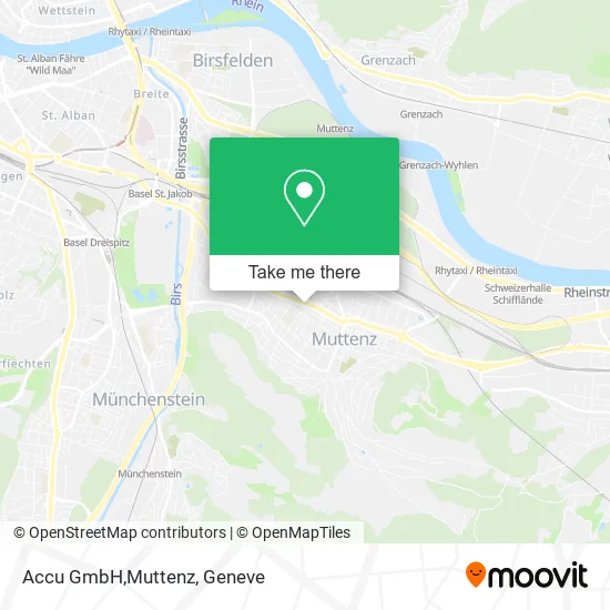 Accu GmbH,Muttenz map