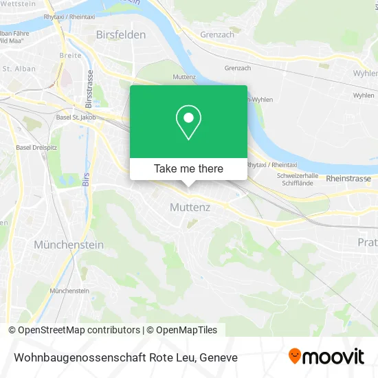 Wohnbaugenossenschaft Rote Leu map