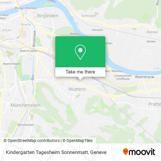 Kindergarten Tagesheim Sonnenmatt map