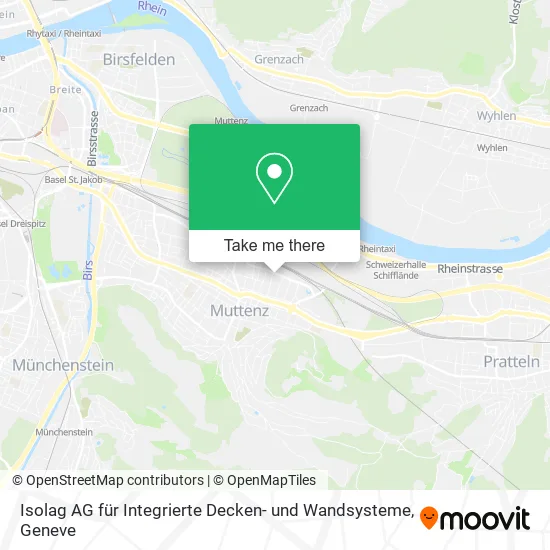 Isolag AG für Integrierte Decken- und Wandsysteme map