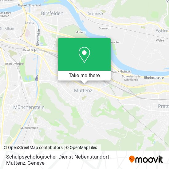 Schulpsychologischer Dienst Nebenstandort Muttenz map