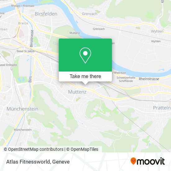 Atlas Fitnessworld map