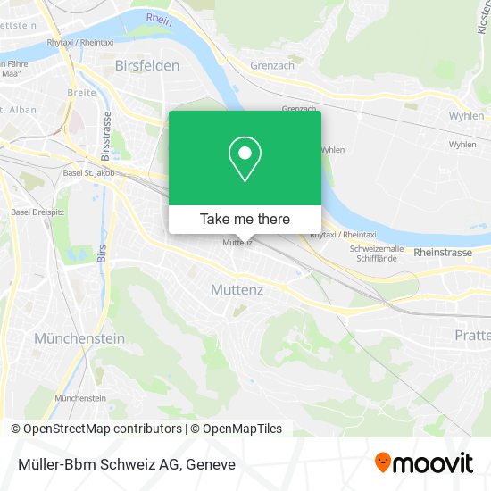Müller-Bbm Schweiz AG map