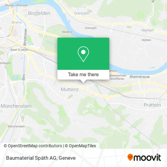 Baumaterial Späth AG map