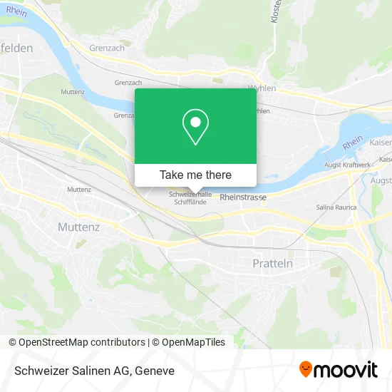 Schweizer Salinen AG map