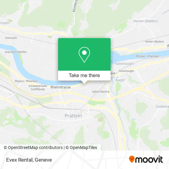 Evex Rental map