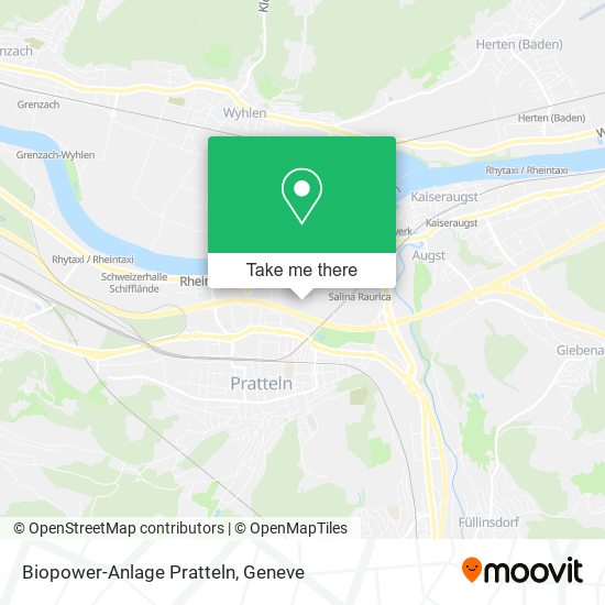 Biopower-Anlage Pratteln map