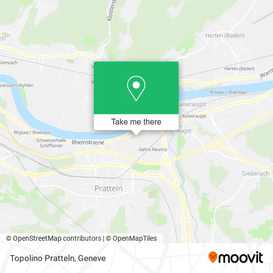 Topolino Pratteln map