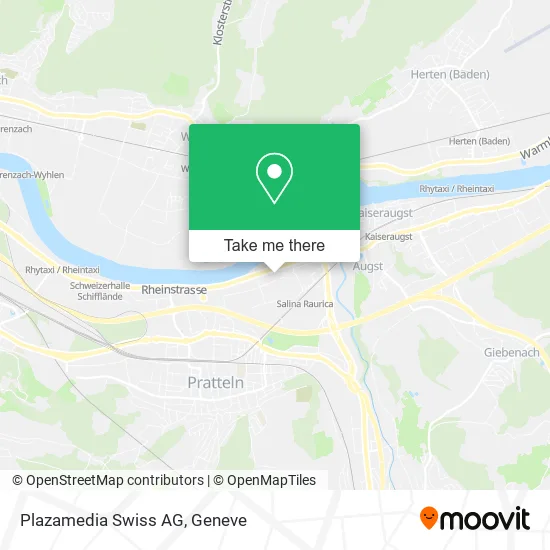 Plazamedia Swiss AG map