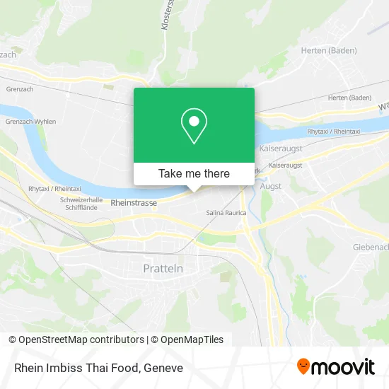 Rhein Imbiss Thai Food map