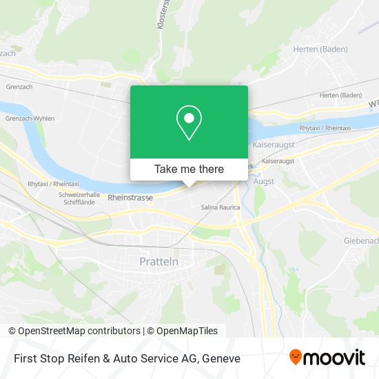 First Stop Reifen & Auto Service AG map