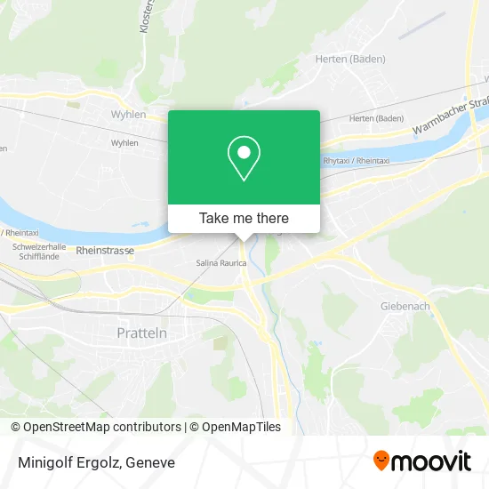 Minigolf Ergolz map
