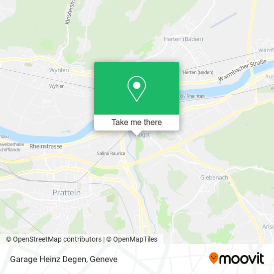 Garage Heinz Degen map