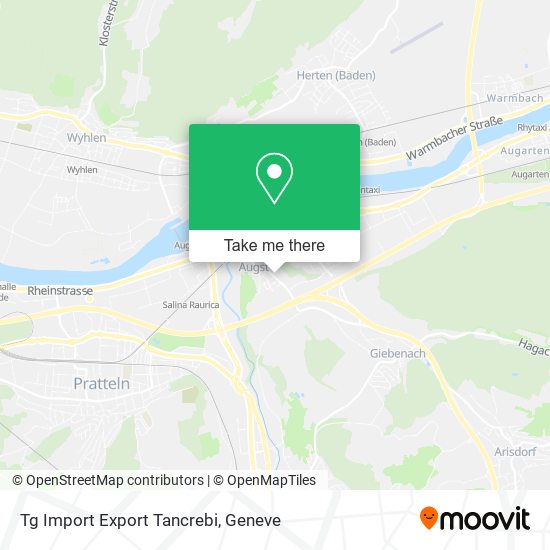 Tg Import Export Tancrebi map