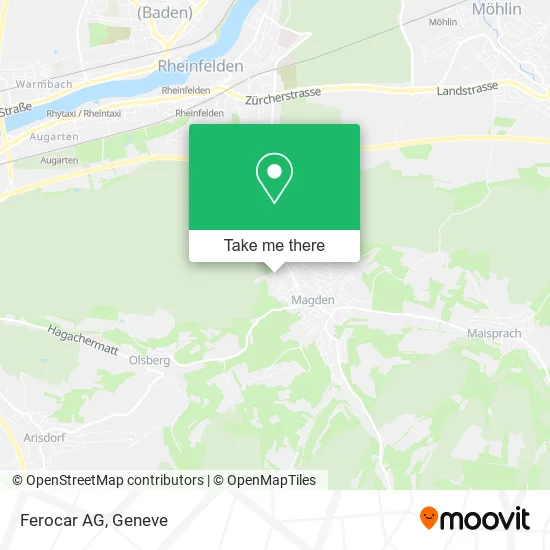 Ferocar AG map