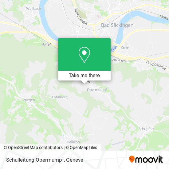 Schulleitung Obermumpf map