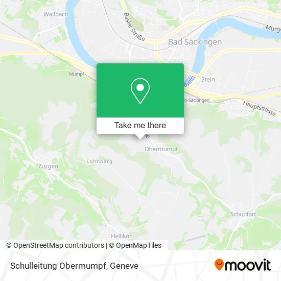 Schulleitung Obermumpf map