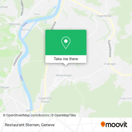 Restaurant Sternen map