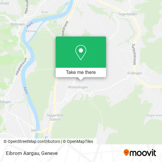 Eibrom Aargau map