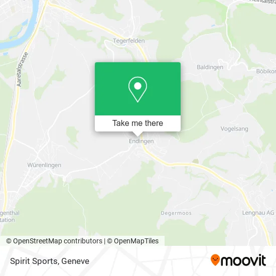 Spirit Sports map