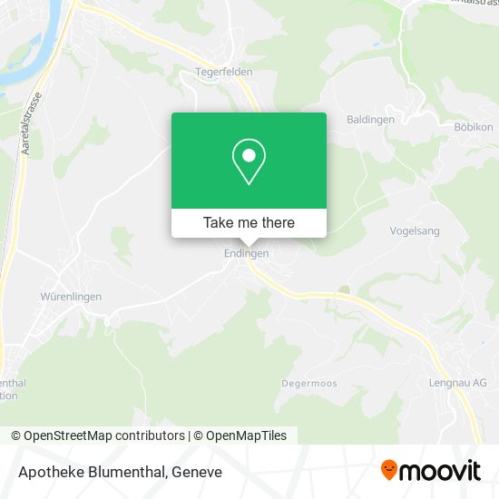 Apotheke Blumenthal map