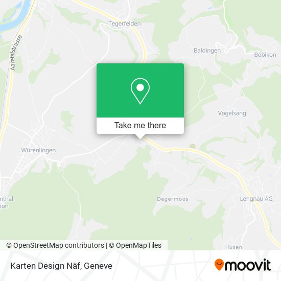 Karten Design Näf map