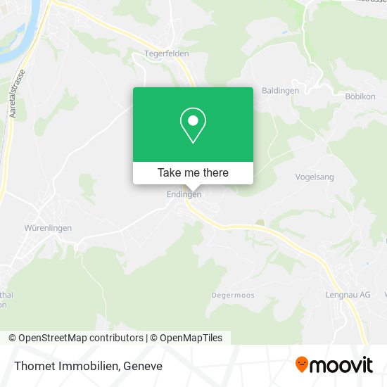 Thomet Immobilien map