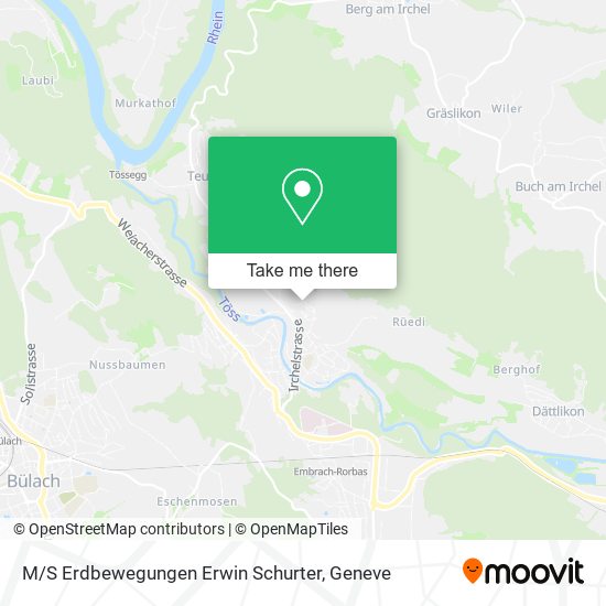 M / S Erdbewegungen Erwin Schurter map