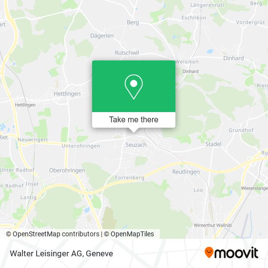 Walter Leisinger AG map