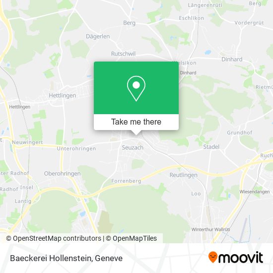 Baeckerei Hollenstein map