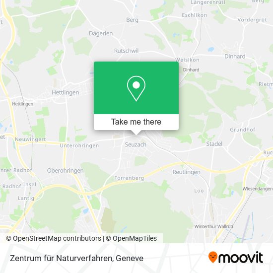 Zentrum für Naturverfahren map