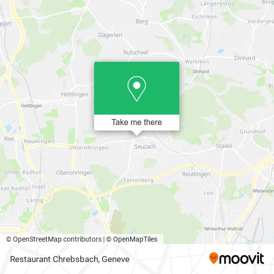 Restaurant Chrebsbach map