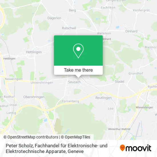 Peter Scholz, Fachhandel für Elektronische- und Elektrotechnische Apparate map