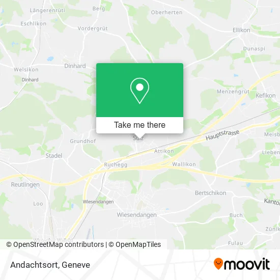 Andachtsort map