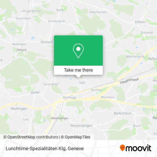 Lunchtime-Spezialitäten Klg map