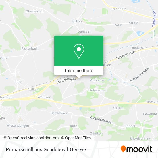 Primarschulhaus Gundetswil map