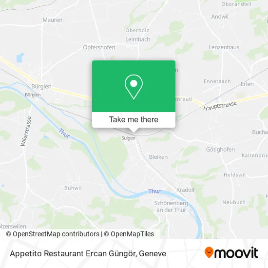 Appetito Restaurant Ercan Güngör map