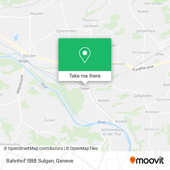 Bahnhof SBB Sulgen map