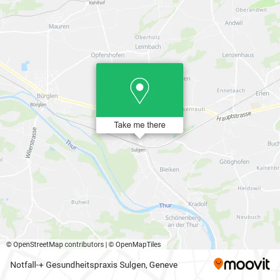 Notfall-+ Gesundheitspraxis Sulgen map