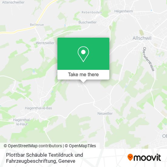 Plottbar Schäuble Textildruck und Fahrzeugbeschriftung map