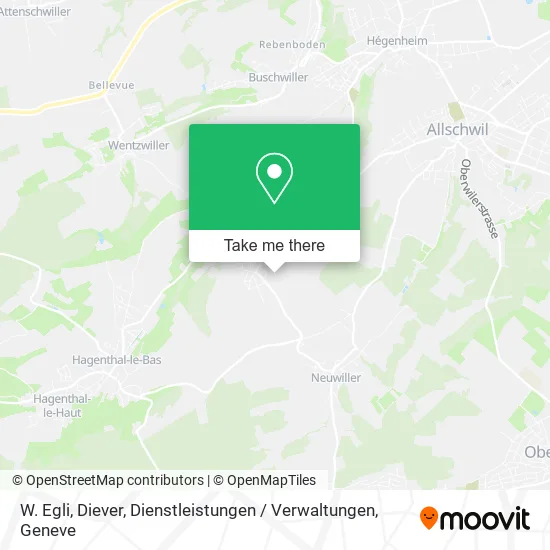W. Egli, Diever, Dienstleistungen / Verwaltungen map