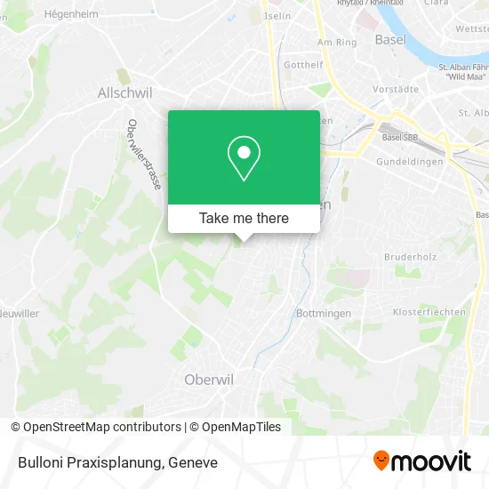 Bulloni Praxisplanung map